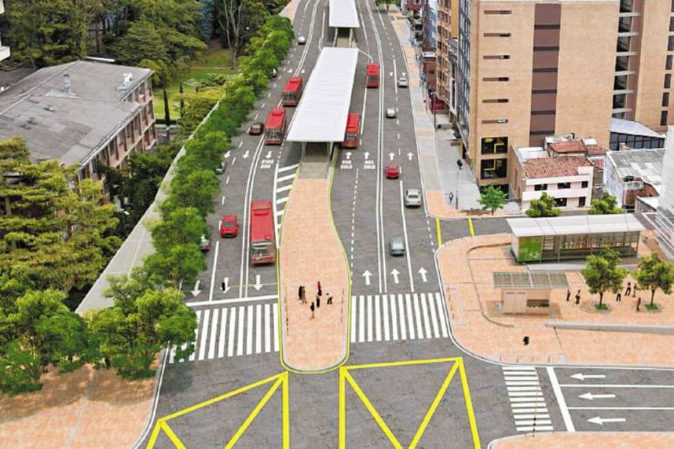 El costo del proyecto que se encuentra paralizado, asciende a $2,4 billones. / IDU