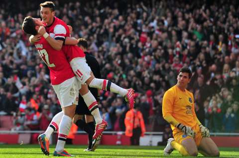 Arsenal, en semifinales de Copa inglesa tras vencer a Everton