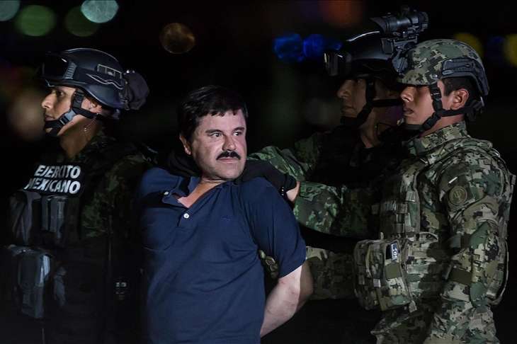 El narcotraficante Joaquín "El Chapo" Guzmán.