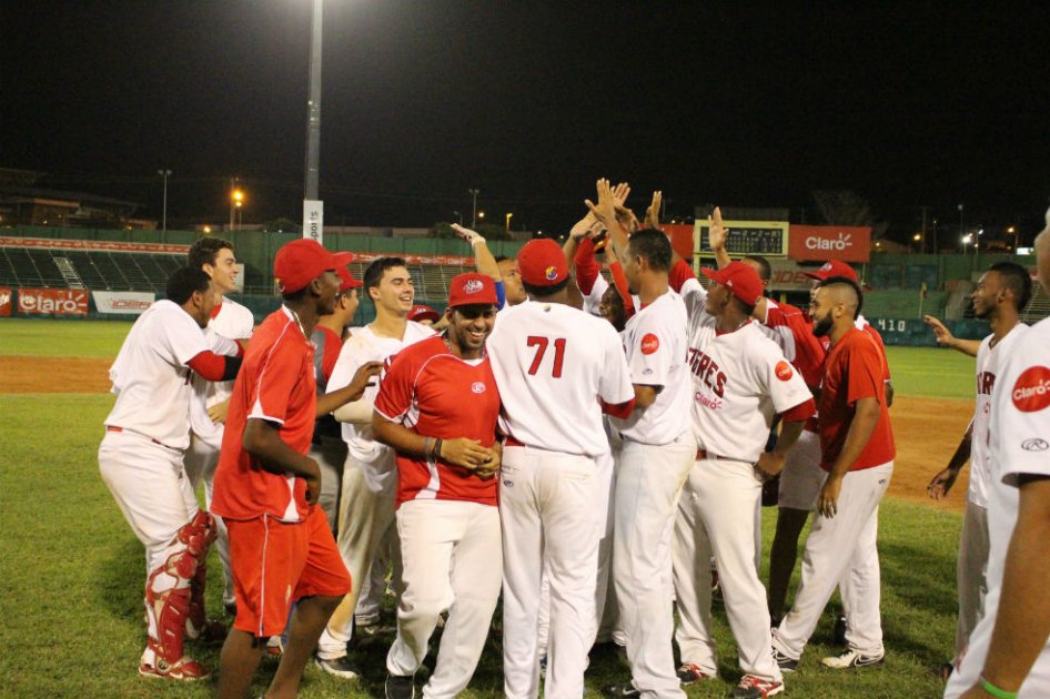 Los Tigres de Cartagena rompen racha de siete derrotas consecutivas. Foto: Claro