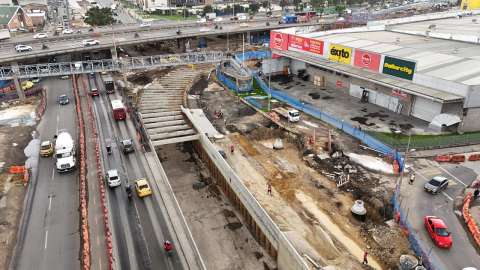 Avanza en 75,3 % el deprimido de Transmilenio que unirá la Av. Las Américas con la Av. 68