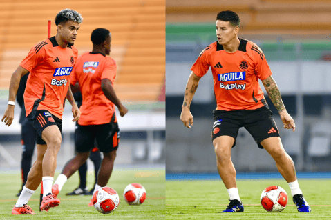 Oficial: esta es la titular de Colombia contra Bolivia; titulares James y Matheus