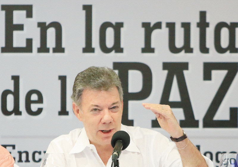 El presidente Santos ha confirmado a su círculo más cercano que se vienen cambios en los ministerios. / SIG - Presidencia.