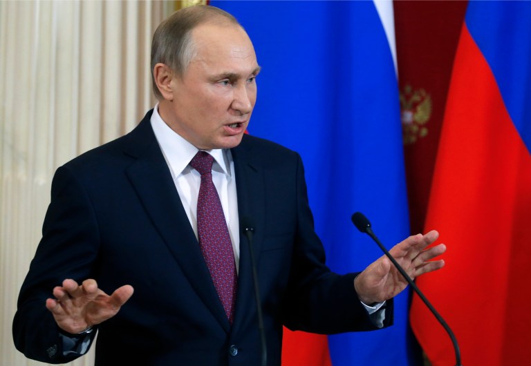Putin duda que el ser humano tenga responsabilidad en el cambio climático