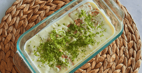 Seis ingredientes para hacer postre de limón