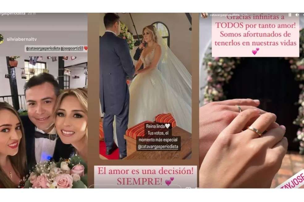 Este fin de semana, los dos comunicadores de Caracol TV, unieron sus vidas ante Dios, sus familiares y amigos más cercanos.