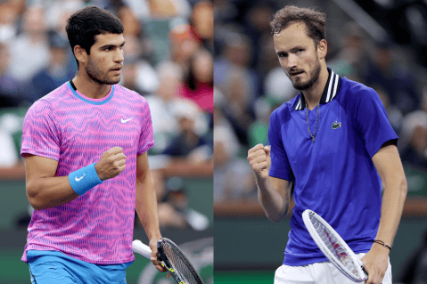 Alcaraz vs. Medvédev: hora y cómo ver en vivo la final de Indian Wells