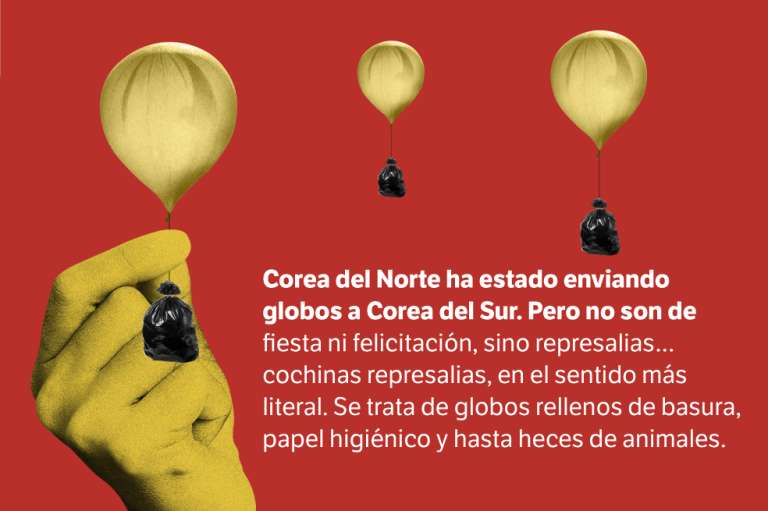 Globos de basura, el detonante de una nueva tensión entre las dos Coreas