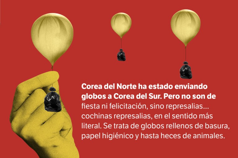 Globos de basura, el detonante de una nueva tensión entre las dos Coreas