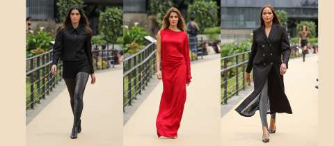 Faride Ramos lanzó su espectacular colección en el Jardín Botánico