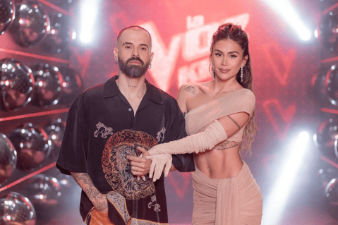 “Pa’ qué lo traje”: Greeicy le llama la atención a Mike Bahía en ‘La Voz Kids’