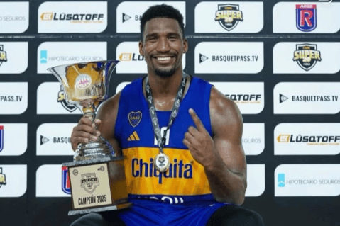 Andrés Ibargüen, campeón y figura con Boca Juniors en la Liga de Argentina