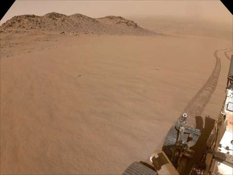 En video: la NASA publicó un timelapse de recorrido récord del róver Perseverance en Marte