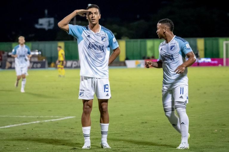 Video: la emotiva dedicatoria de Juan Esteban Carvajal en el gol de Millonarios