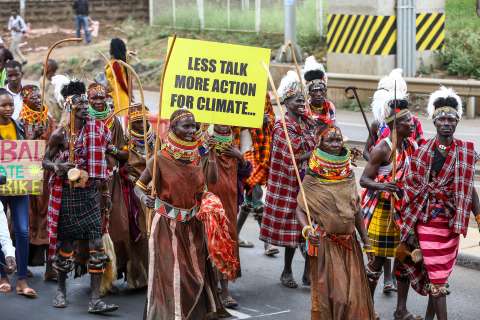 La primera Cumbre Africana sobre el Clima arranca en Kenia con manifestaciones
