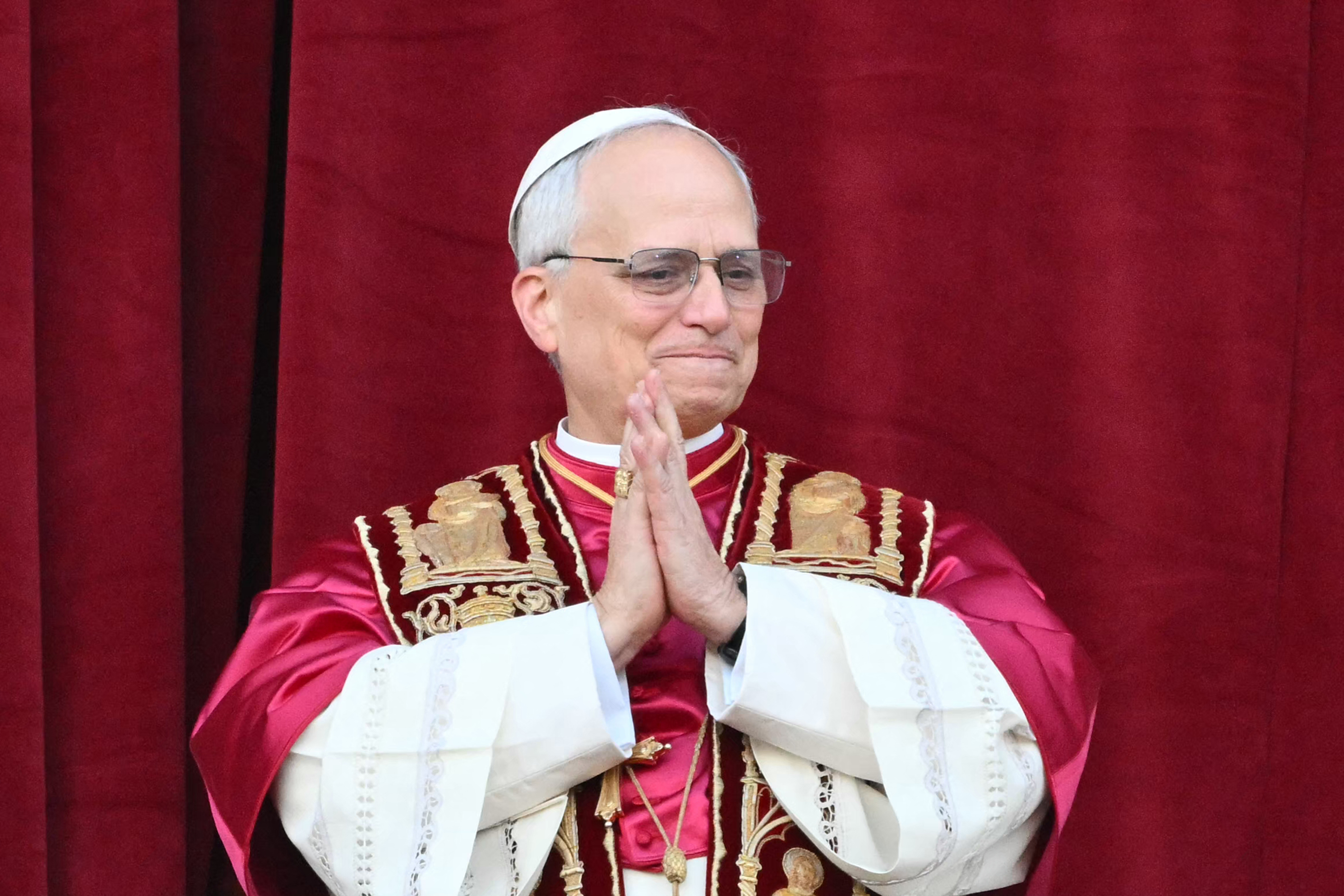 Primera presentación del papa León XIV, luego de ser elegido.