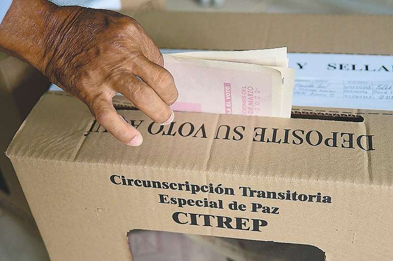 Circunscripciones Transitorias Especiales de PAZ - Caracoli