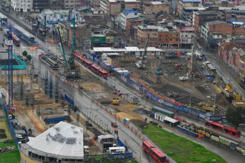 Obras del metro: cierres en la calle 49 con Av. Caracas se extenderán por un año