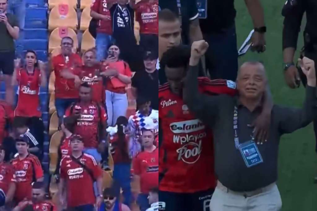 Así salió el dueño del DIM tras la eliminación del equipo.