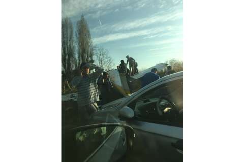 Cuatro heridos al caer avioneta en Santiago de Chile