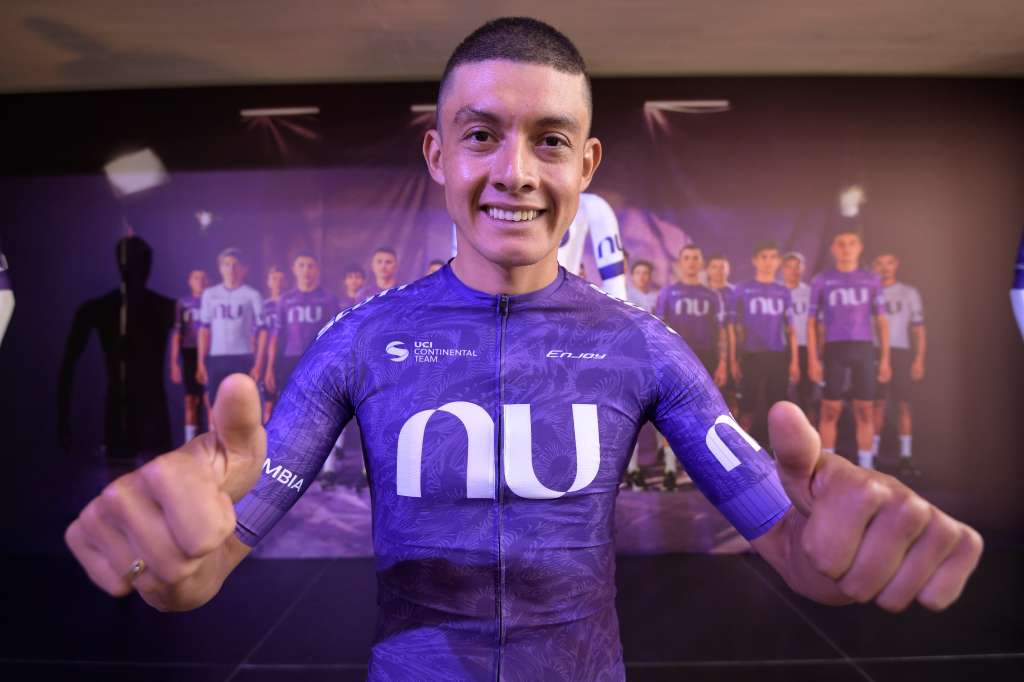 Ciclista del equipo NU Colombia.