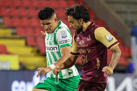 Tolima no pudo con un Nacional con nueve hombres y Junior se escapa en la punta