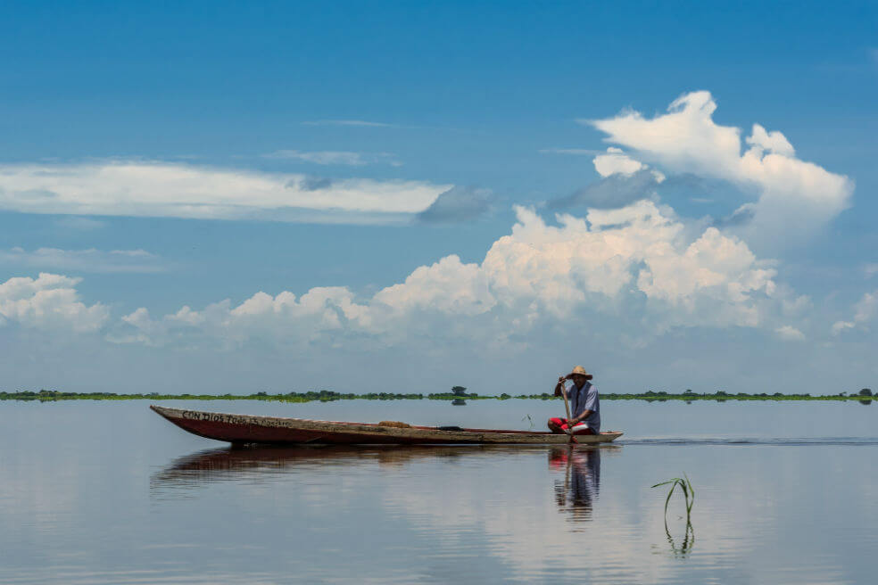 La Mojana se ha visto afectada por los efectos de la variabilidad climática, principalmente por las sequías del fenómeno del niño del año 2015 y las inundaciones que ocasionó el fenómeno de La Niña entre el año 2010 y 2011. / Minambiente