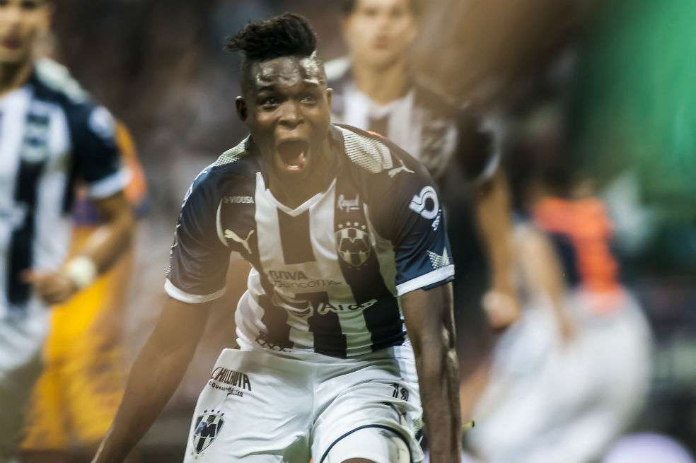Avilés registra 11 goles y dos asistencias en 17 partidos de la Liga MX con el Monterrey. En estado de gracia. / AFP