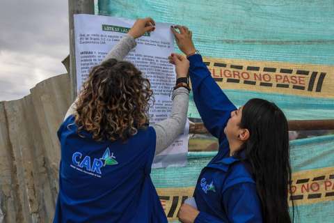 Ordenan suspender actividades de relleno en lotes de la reserva Thomas van der Hammen