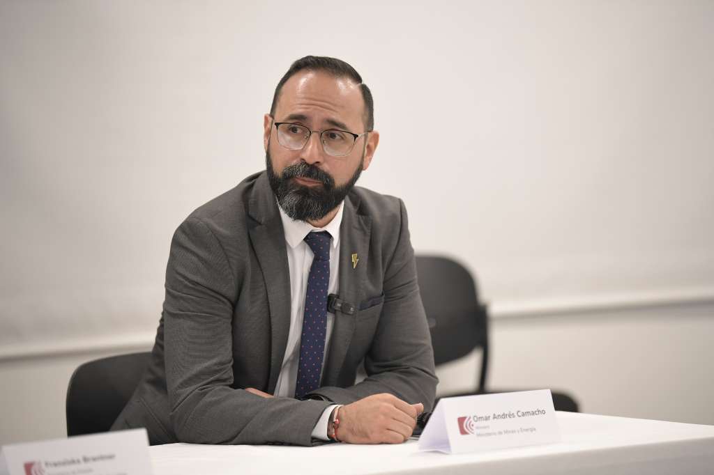 Ministro de Minas y Energía, en rueda de prensa sobre el Hidrógeno Verde.