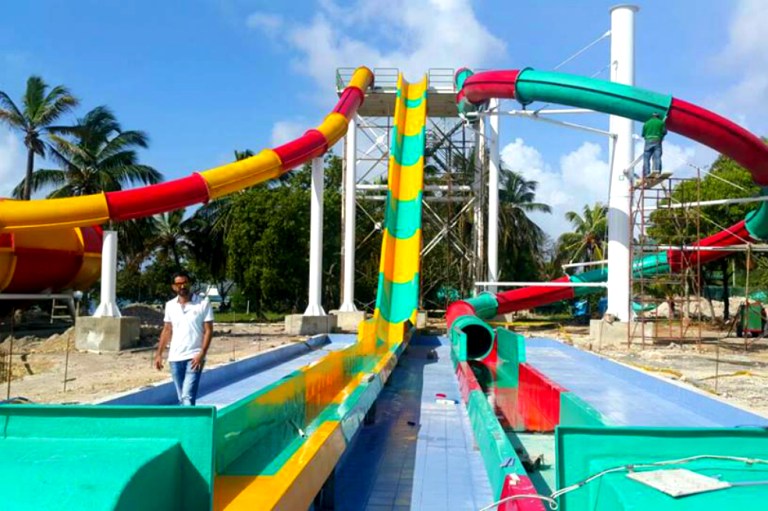 Inauguración del único parque acuático de San Andrés cumplió tres años de retraso