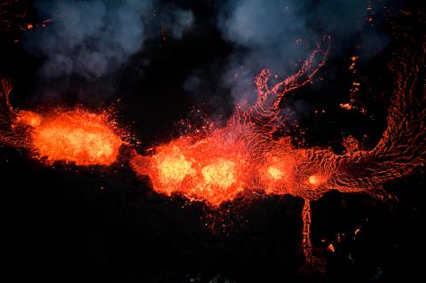 Disminuye la actividad del volcán de Grindavik, en Islandia, que entró en erupción