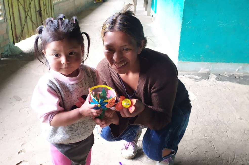 Ana Sofía, la hija menor de Yenny, recibía una vez a la semana en su hogar al equipo de profesionales del servicio de la estrategia ‘Camino a tu Hogar’, hasta que decretaron la cuarentena.