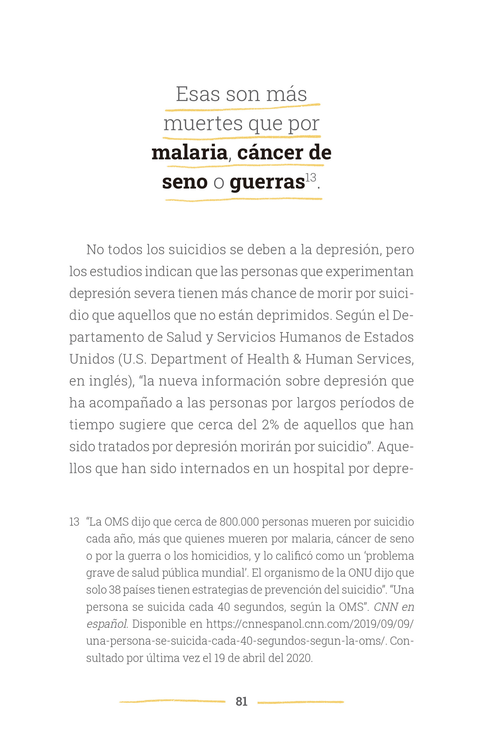 Capítulo 5 de La depresión (no) existe