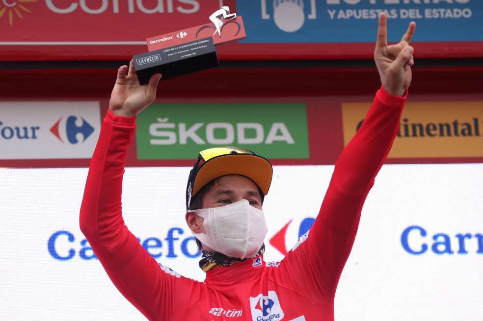 El esloveno Primoz Roglic prácticamente aseguró el título de la Vuelta a España 2020.