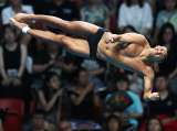Luis Felipe Uribe brilló en el trampolín 3 metros del Mundial de Singapur