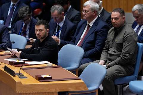 Zelenski pidió al Consejo de Seguridad de la ONU “forzar a Rusia a la paz”