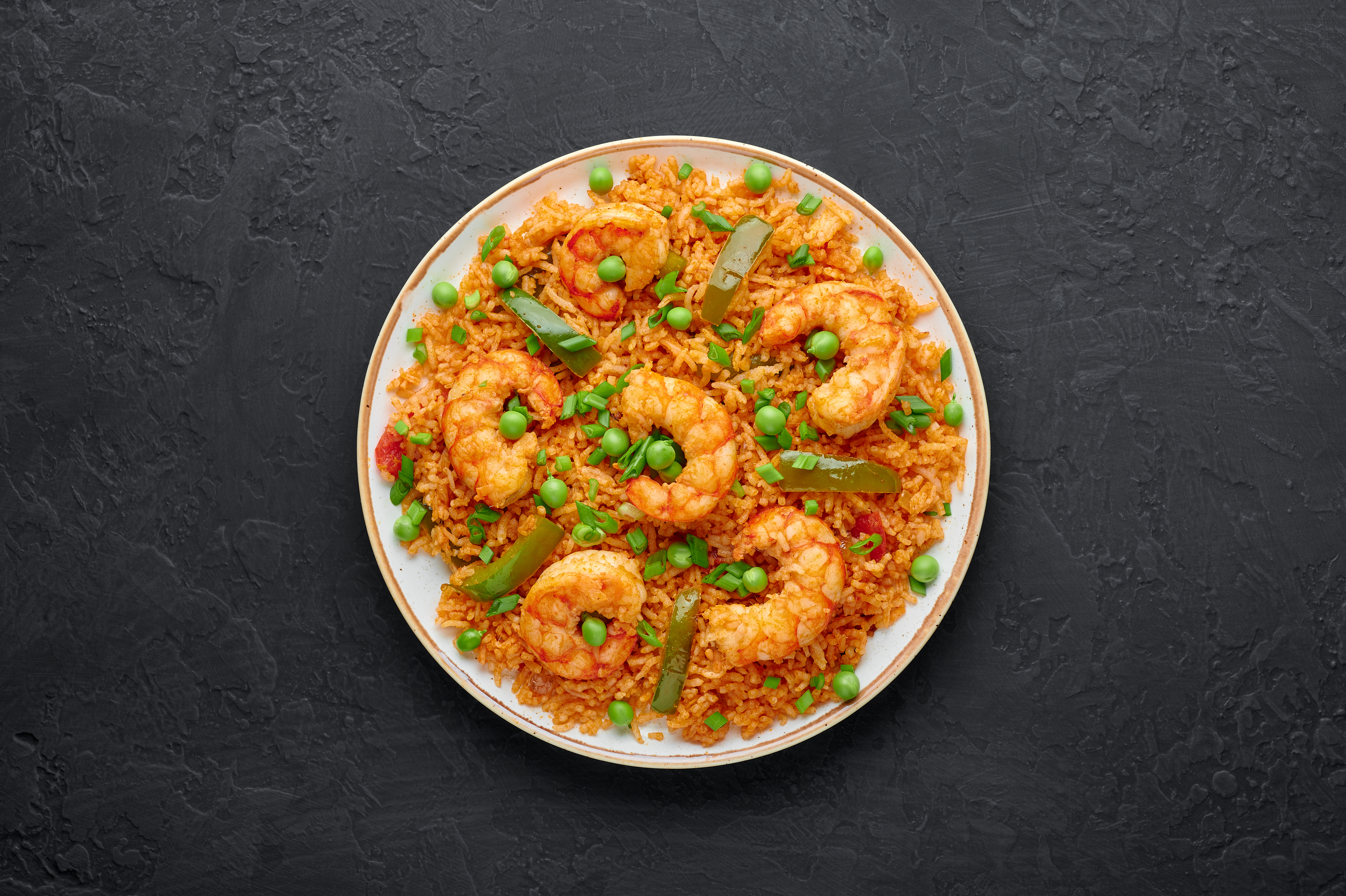 Arroz con camarones