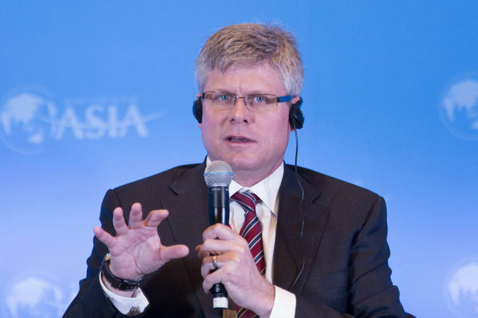 Steve Mollenkopf, director ejecutivo de Qualcomm, sostuvo que la compañía cumple las leyes de competencia de los países en los que opera. / Bloomberg