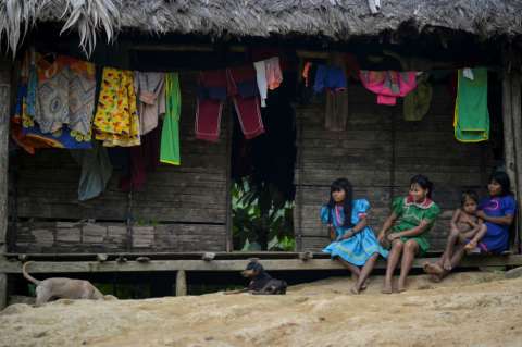 Tras asesinato de líder indígena, 17 familias embera llegaron desplazadas a Nuquí (Chocó)