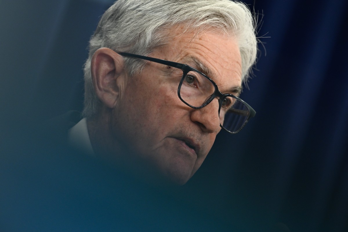 US Federal Reserve Chair Jerome Powell speaks during a press conference after announcing monetary policy decision at the Federal Reserve Board Building in Washington, DC, on April 29, 2026.