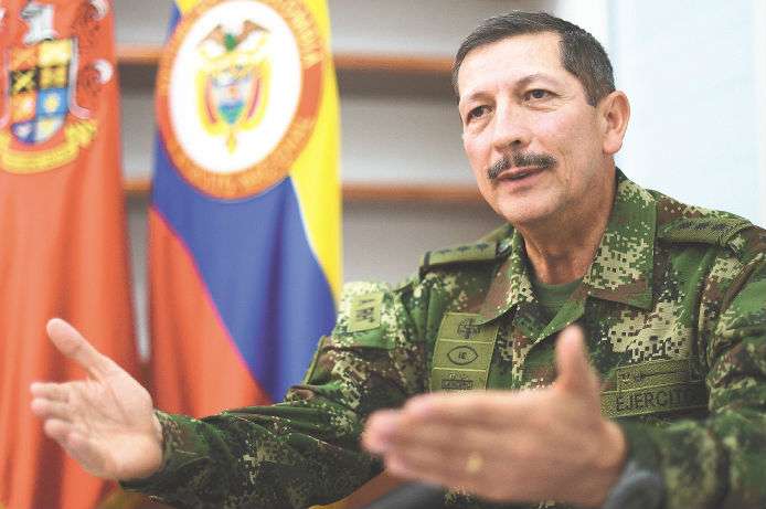 General Nicacio Martínez Espinel, comandante general del Ejército. / Cristian Garavito