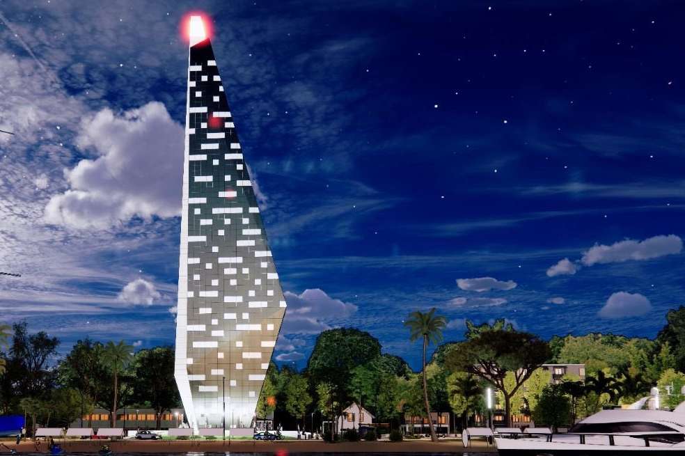 Este fue el diseño ganador, de la firma Haba Arquitectos e Ingenieros.