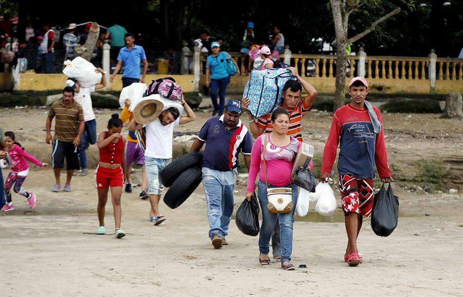 Según cifras de Migración Colombia, con corte al 30 de junio, en el departamento de Arauca viven 42.890 de los casi 1,4 millones de venezolanos que se han radicado en el país, de los cuales 24.989 se encuentran en la capital regional. / EFE