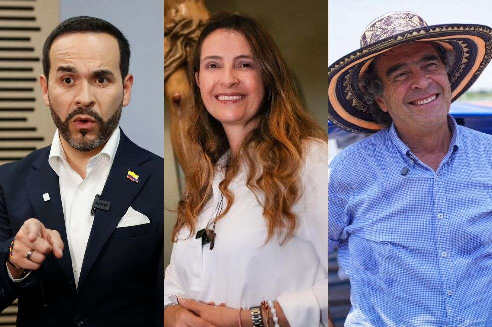Los candidatos presidenciales Abelardo de la Espriella, Paloma Valencia y Sergio Fajardo acompañaron varias procesiones de Semana Santa.