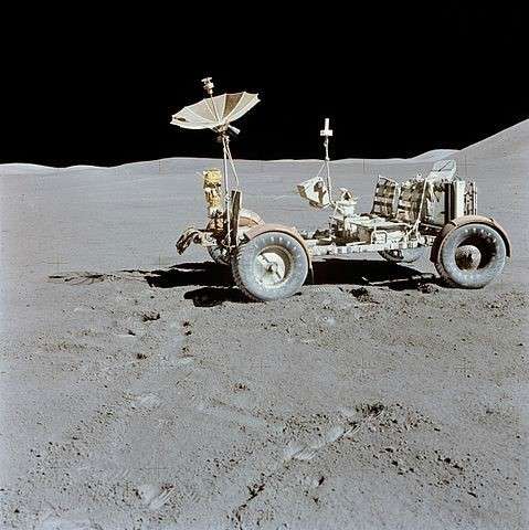 Rover lunar del Apolo 15, 1 de agosto de 1971.Nasa