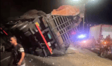 Tractomula se quedó sin frenos en autopista Medellín-Bogotá y mató a tres personas