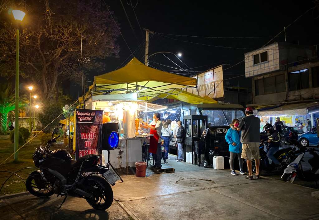 Imagen de referencia de taquería en Ciudad de México.