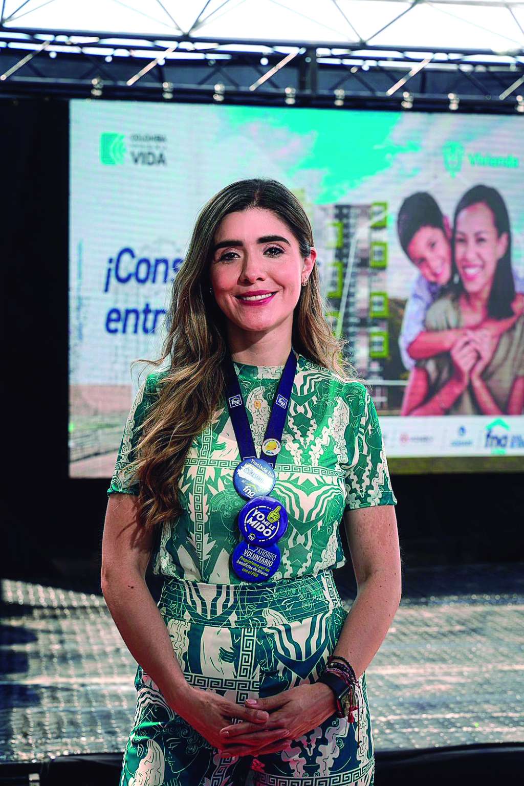 Laura Roa Zeidán, presidenta del Fondo Nacional del Ahorro.