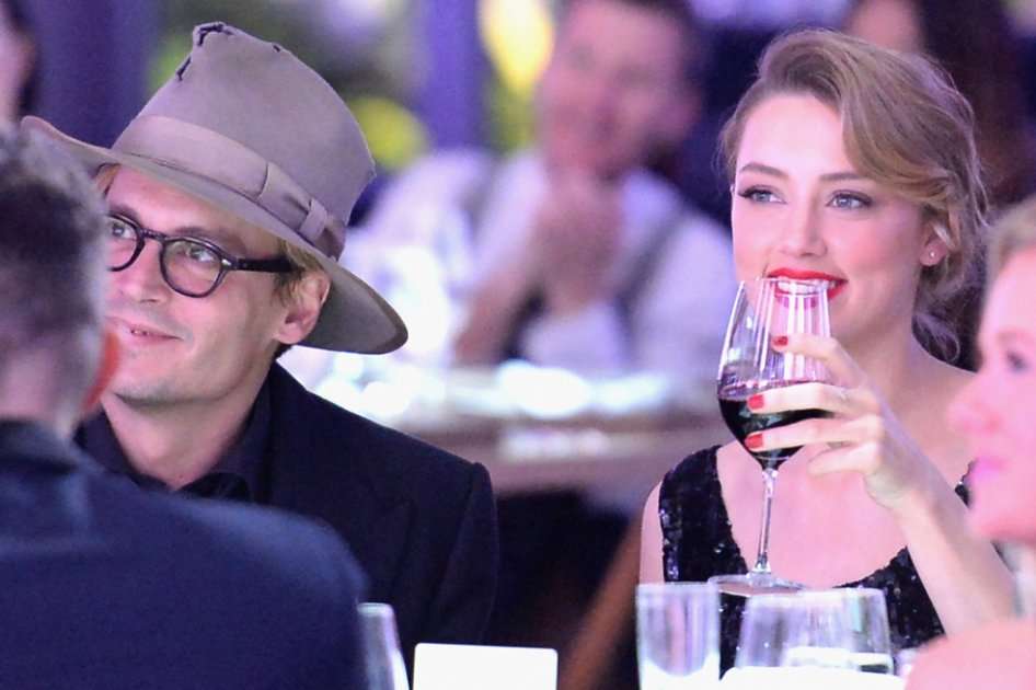 Johnny Depp y Amber Heard.